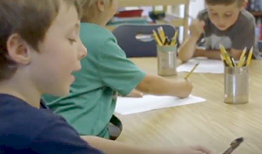 Teacher Sara Lev leads her transitional kindergarten students in an Interdisciplinary project in this video