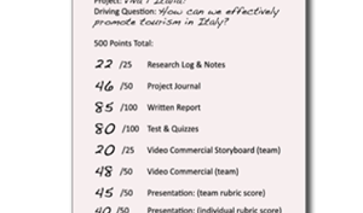 Grading Sheet
