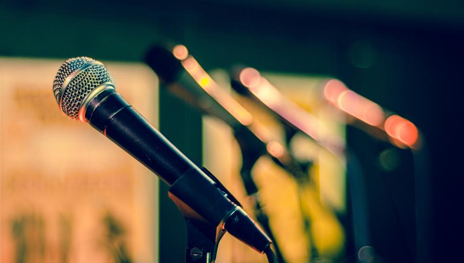 Image of microphones