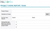 Thumbnail of this downloadable resource called Project Work Report: Team