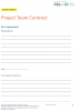 Project Team Contract Template Thumbnail