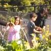 This video features students learn how to grow and harvest vegetables with the help a garden coordinator.